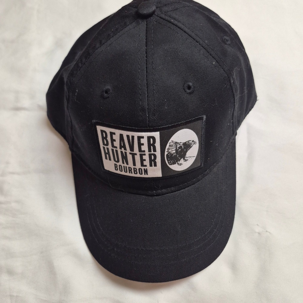 Beaver‎ Hunter Bourbon Black Snapback Baseball Cap Hat Infinity OSFM Mens